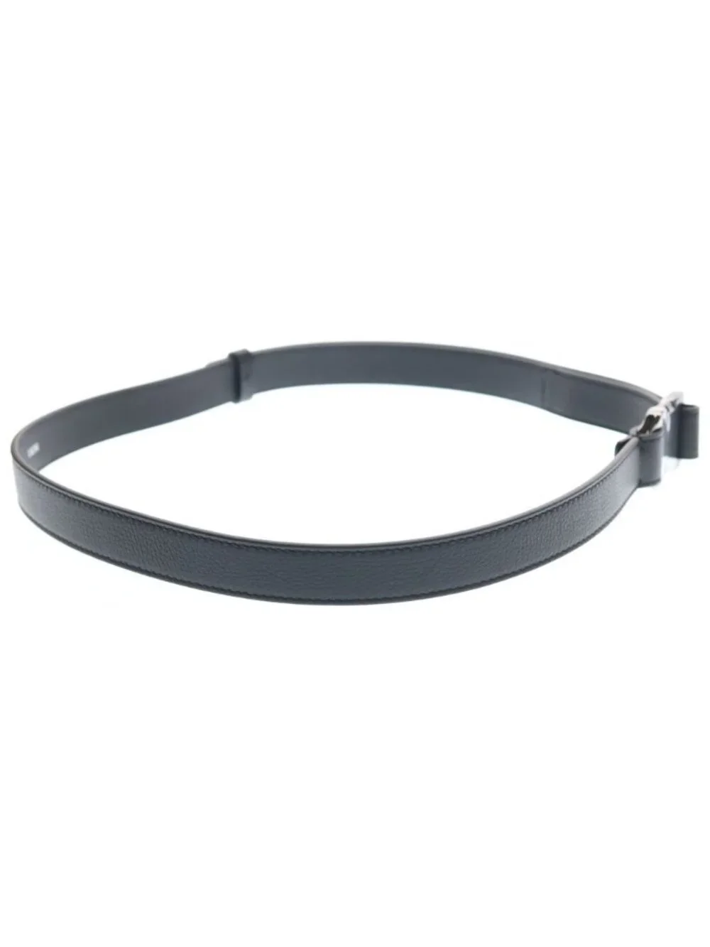 Dior Logo Buckle Leather Belt Black